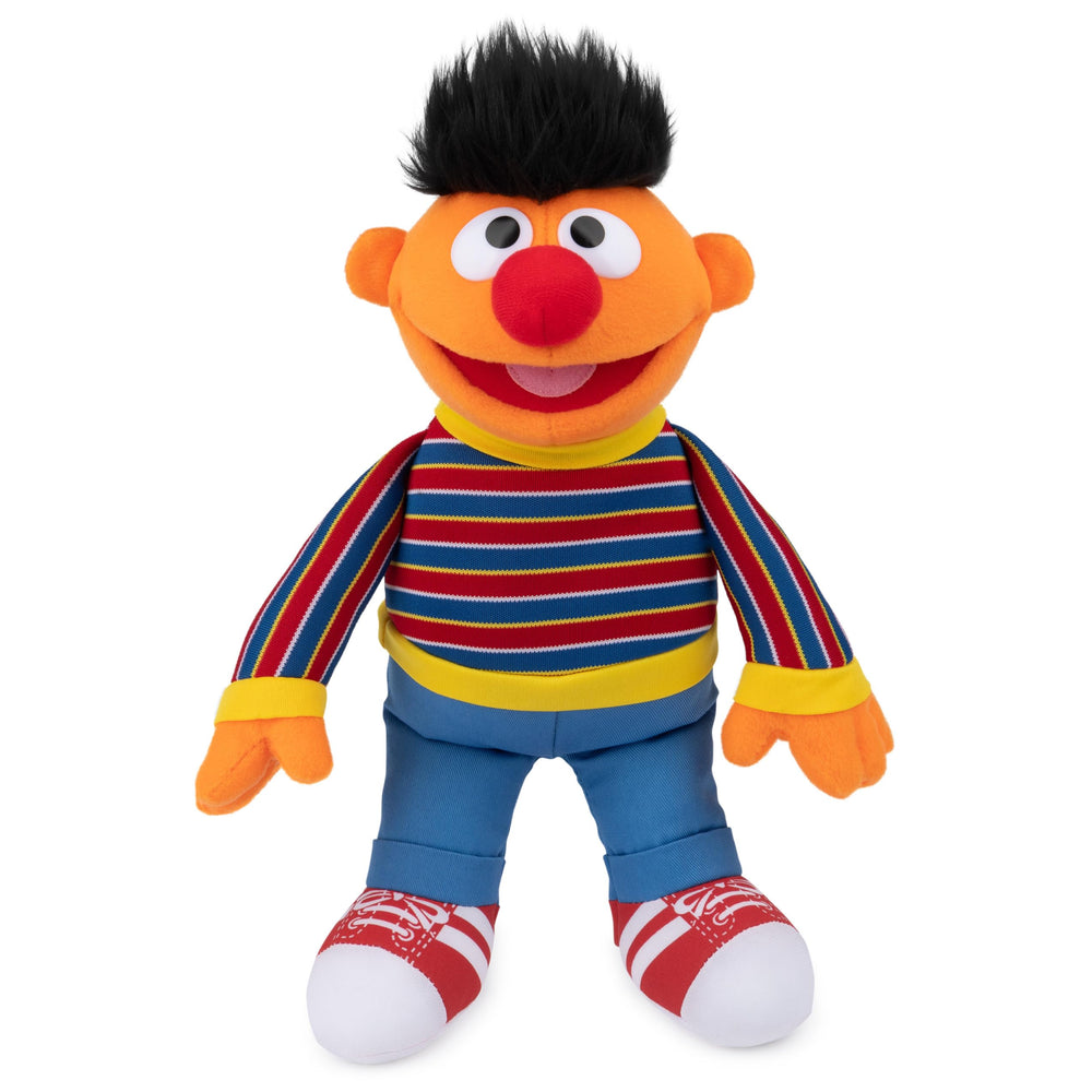 GUND Ernie plush with a smiling face for playful moments.
