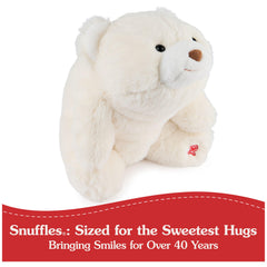 GUND Snuffles Forever Friends red stitch heart on the left paw.