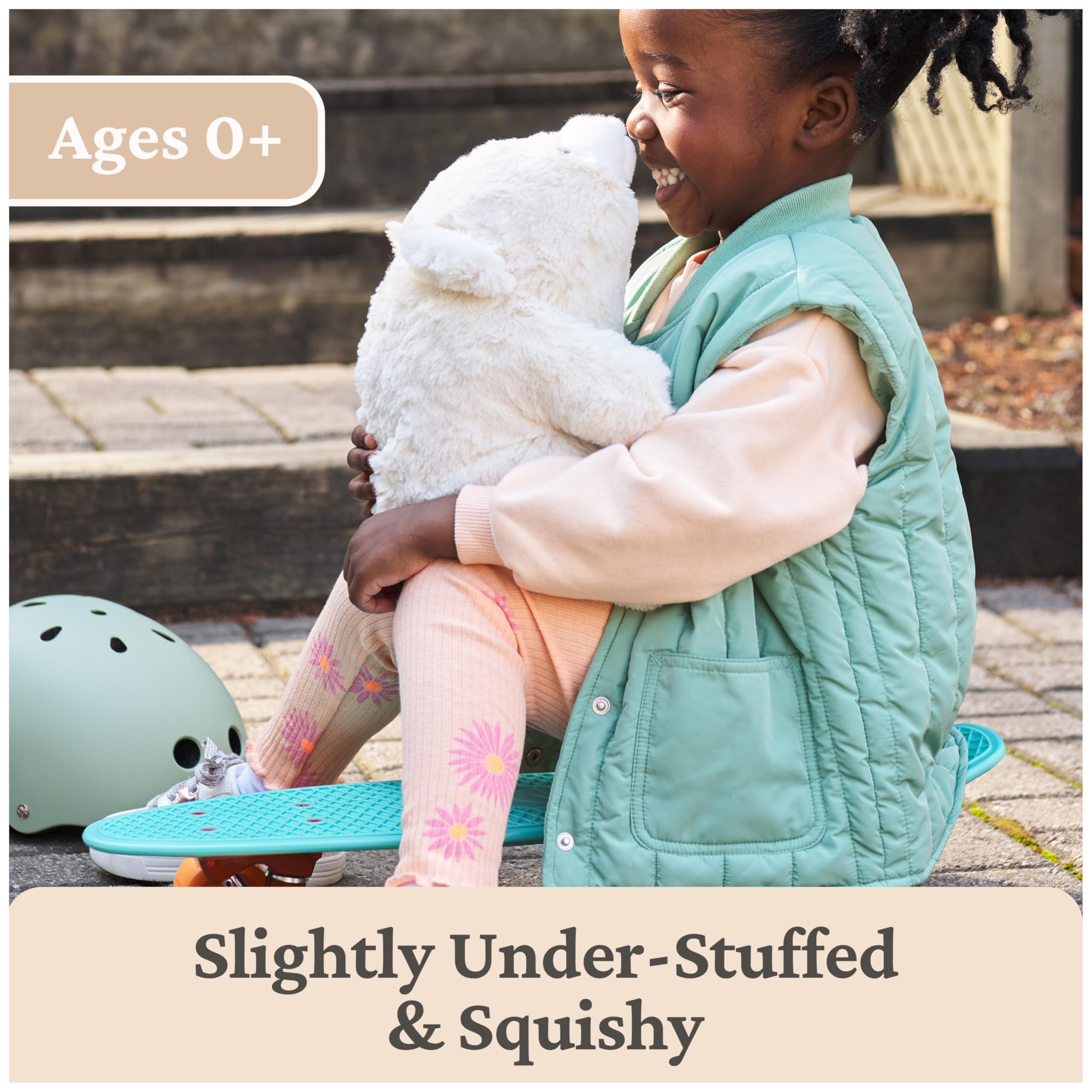 GUND Snuffles soft premium fabric feels plush against skin.