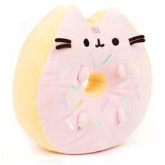 GUND Sprinkle Pusheen embroidery detail close-up shows durable stitching and cute face.