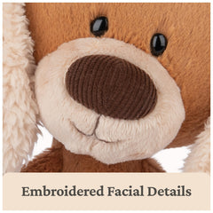 GUND Masi soft brown fur invites gentle hugs and storytelling.