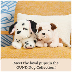 GUND Toast Bulldog plush ready for display or gifting