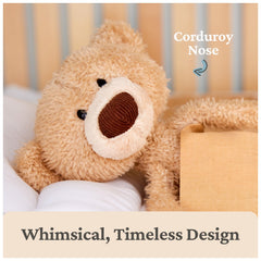 GUND Toothpick 15” Teddy Bear surface-washable for easy cleaning.