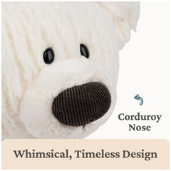 GUND Toothpick Cable Bear machine-washable for easy care.