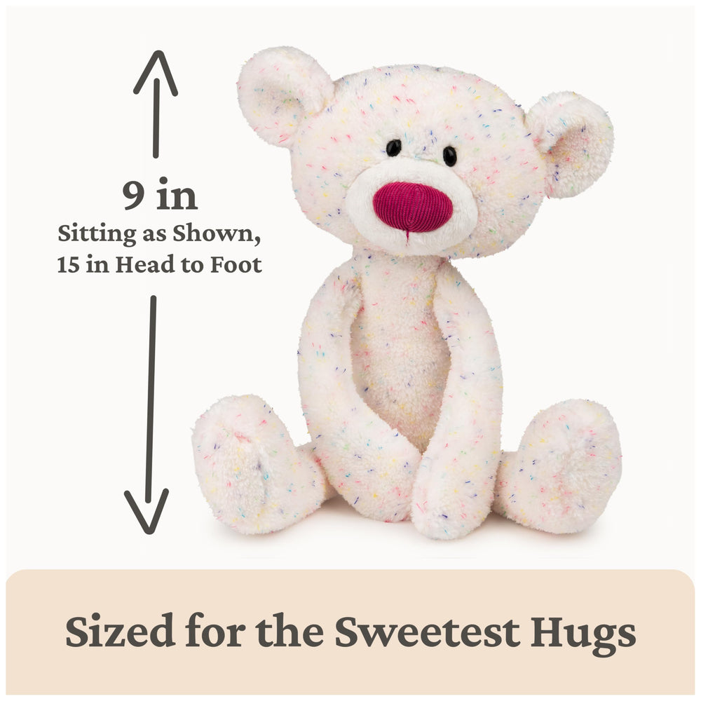 Floppy limbs invite gentle posing and storytelling adventures.