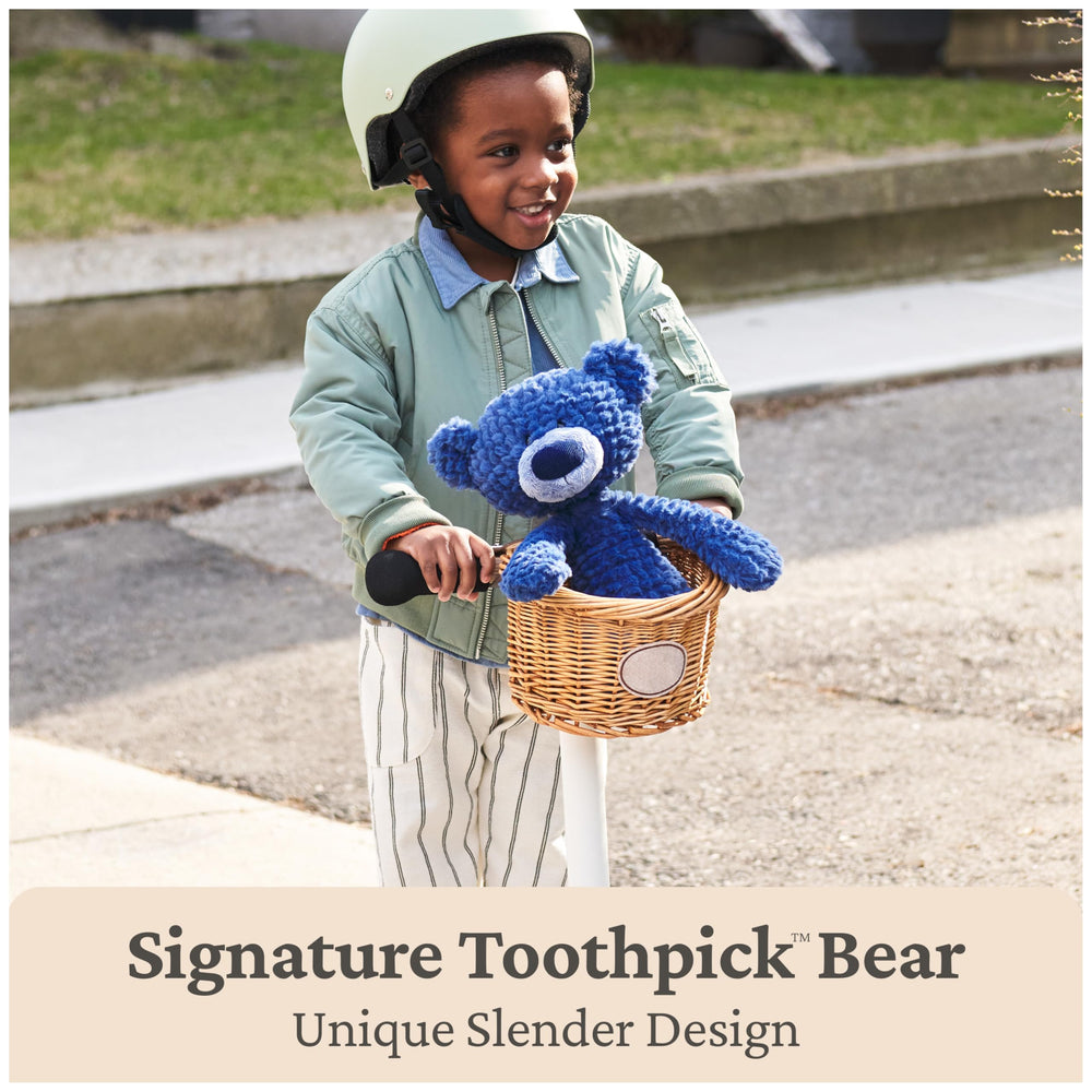 GUND Toothpick Ripple with corduroy nose adds character for tactile play.