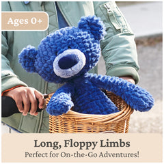 GUND Toothpick Ripple machine-washable plush keeps cleanup simple after cuddles.
