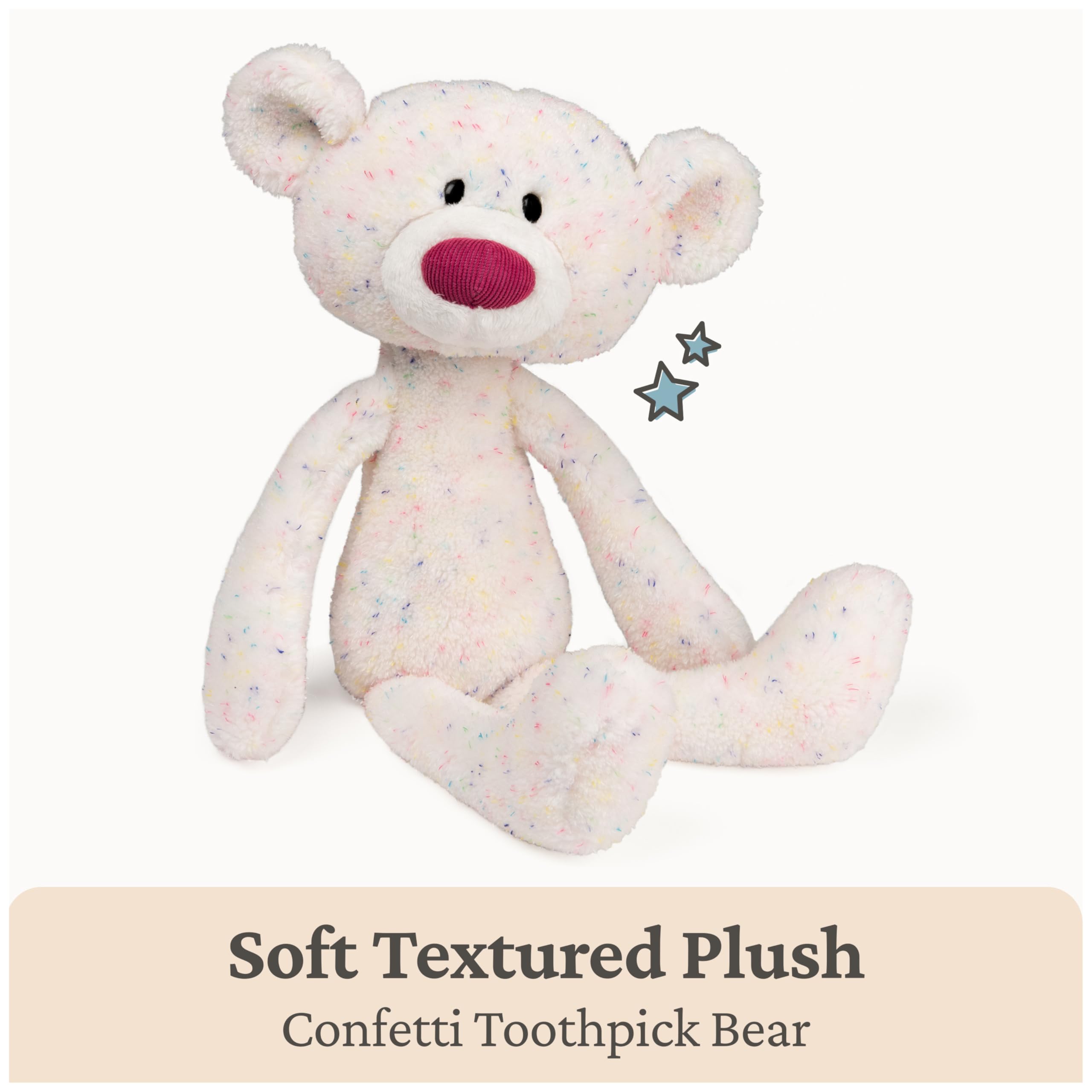 GUND plush is soft and durable, ideal for everyday cuddles.