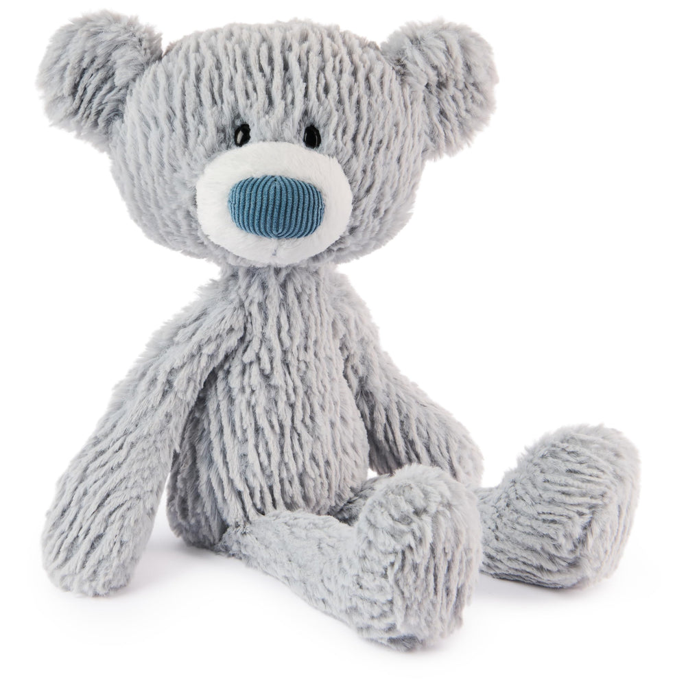 GUND Toothpick Wavy Bear in blue-gray fur, ideal for cuddles and display