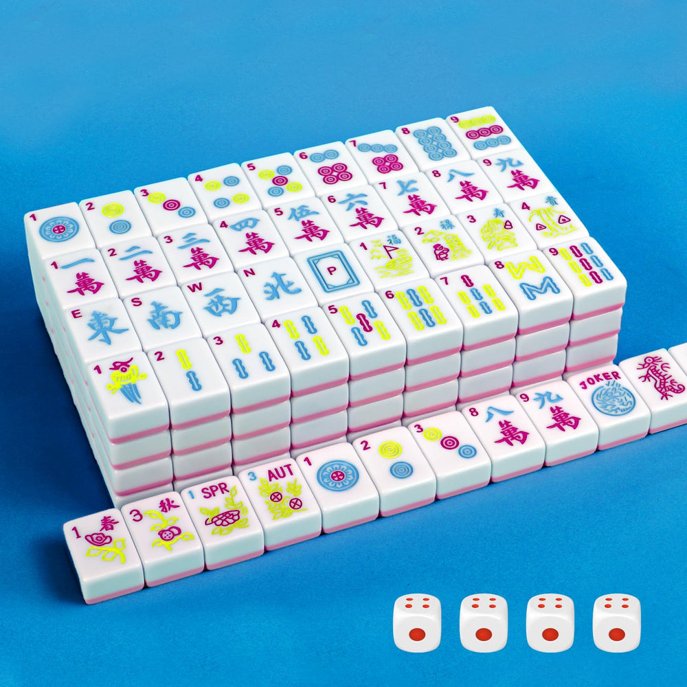 GUNEDD American Mahjong tiles 166-set for complete gameplay on game night.