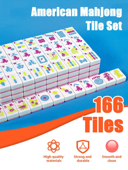 GUNEDD Mahjong dice included for quicker hands and draws.