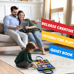 Guolely Busy Board clock-telling prompts cognitive engagement during play