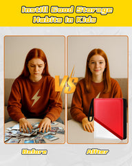 Gurgitat card pockets securely hold cards during transport.