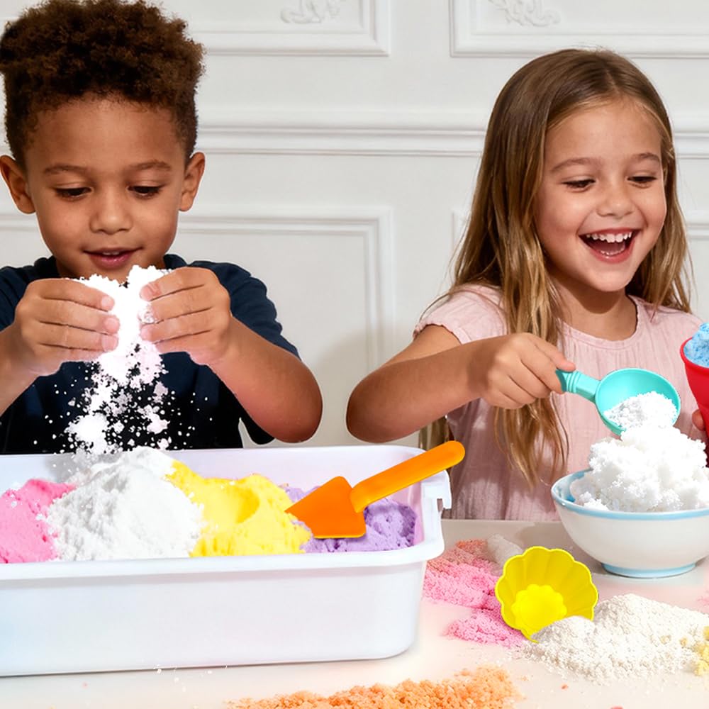 GushySnow non-perishable filler resists drying and cleans up easily