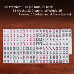 GUSTARIA american mahjong bag top view showing portable design