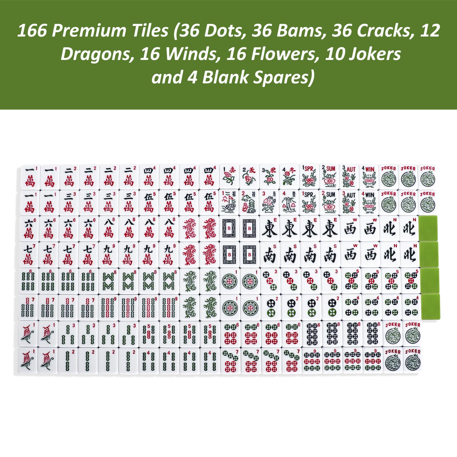 Complete Mahjong set packaged together for convenient setup