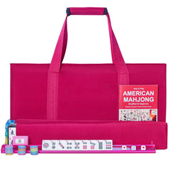 GUSTARIA American Mahjong tiles close up showing durable surface for smooth play