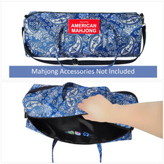 GUSTARIA mahjong bag interior padding protects racks and pushers during transport