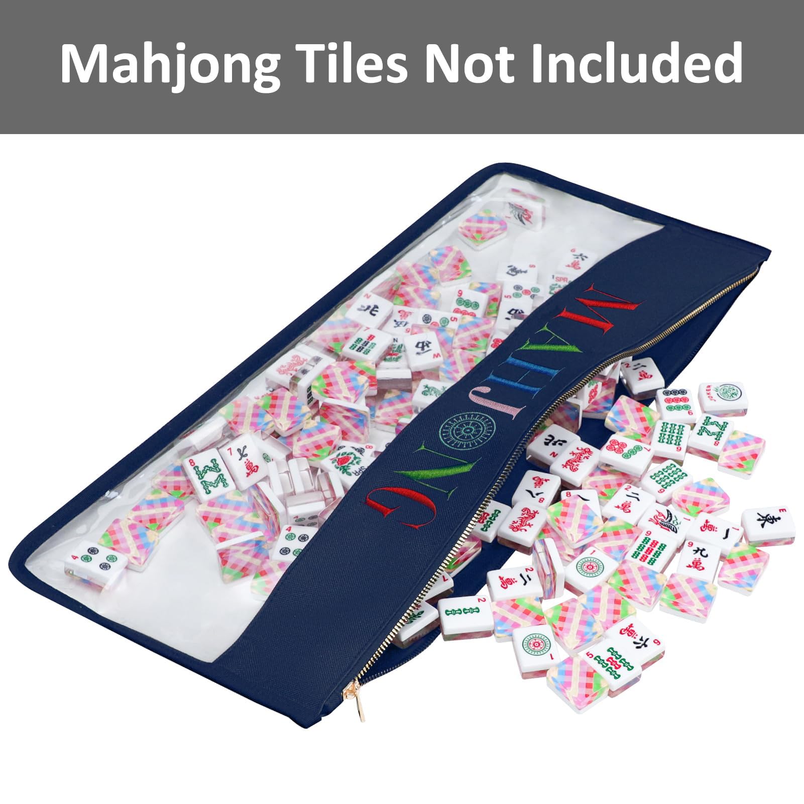 GUSTARIA empty Mahjong bag sized for 166-piece American set