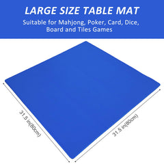 GUSTARIA large mahjong mat blue carrying bag for portable storage.