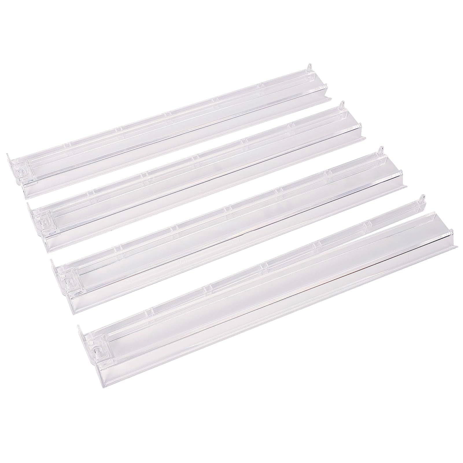 GUSTARIA Mahjong all-in-one rack and pusher in clear acrylic for easy tile handling.