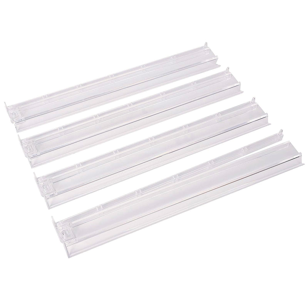 GUSTARIA Mahjong all-in-one rack and pusher in clear acrylic for easy tile handling.