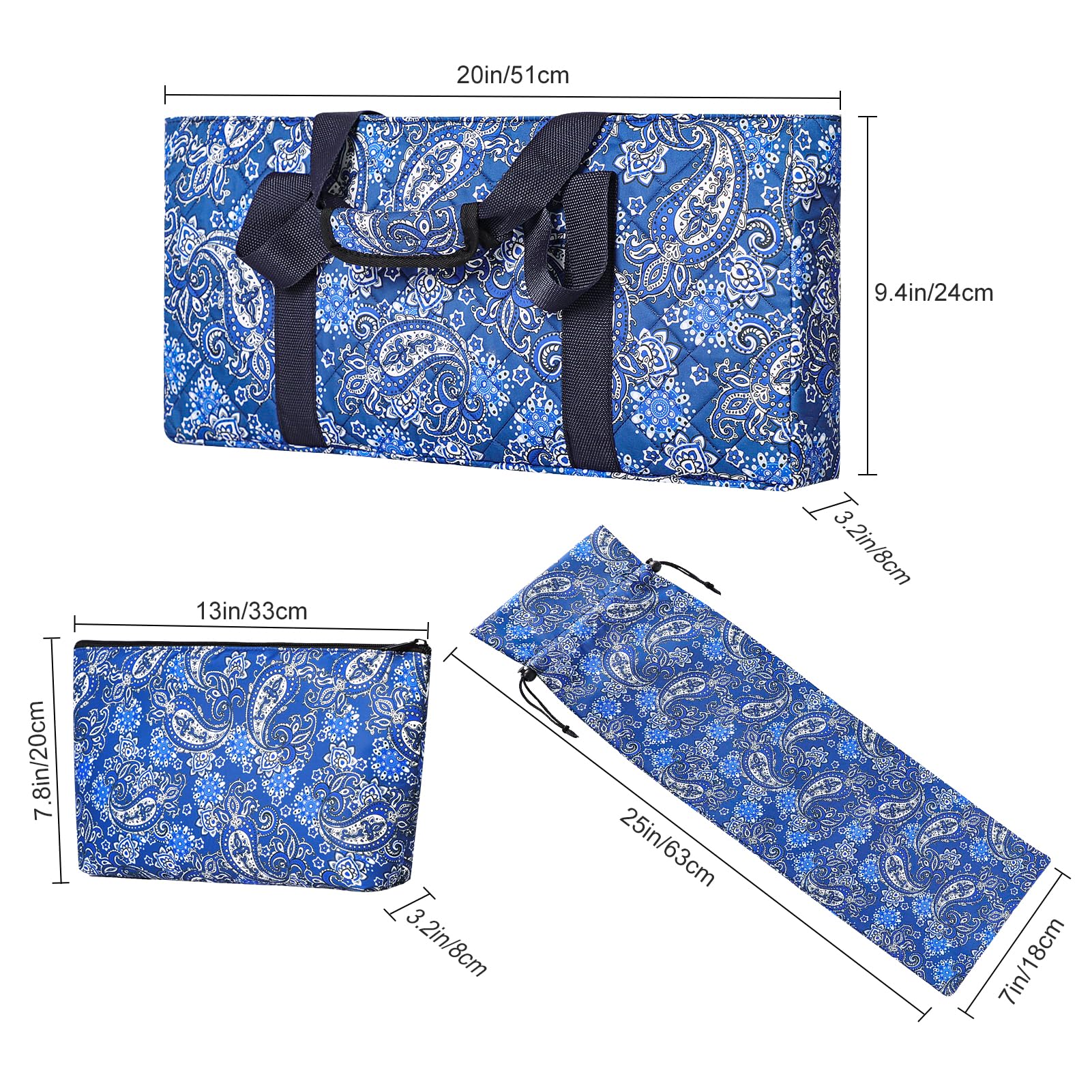 GUSTARIA Mahjong bag interior padding protects tiles during travel.