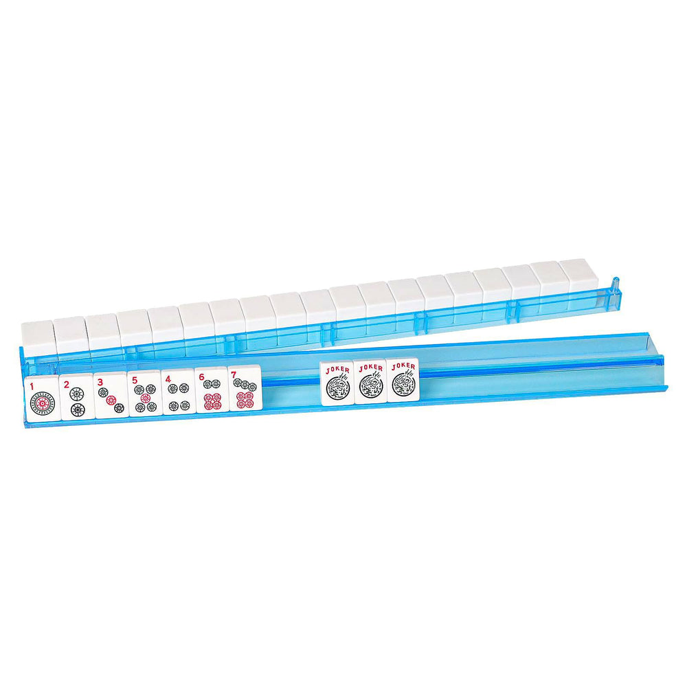 GUSTARIA compact portable rack provides travel-friendly size for Mahjong outings.