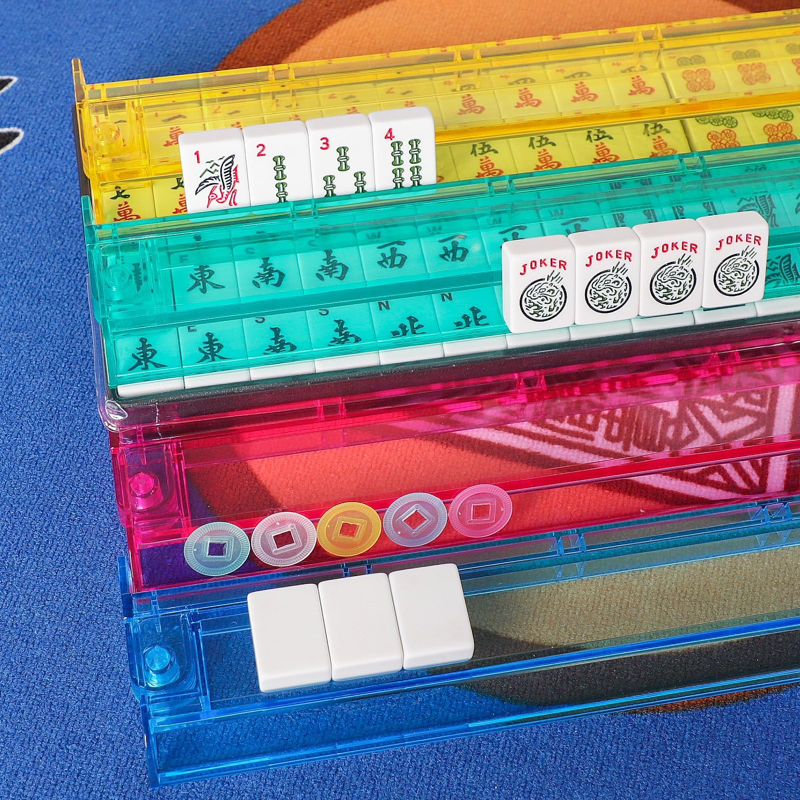 GUSTARIA mahjong instruction manual clearly visible for quick rules reference.