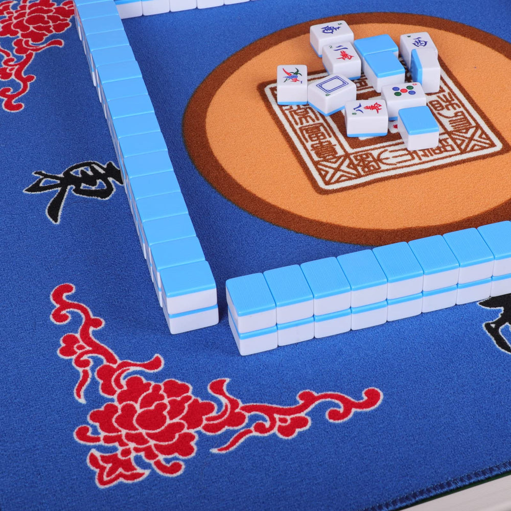 GUSTARIA Mahjong Mat 80cm square fits most tables and game setups.