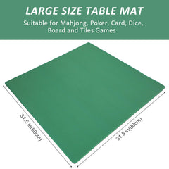 GUSTARIA anti-slip rubber backing keeps the mat in place during rounds.