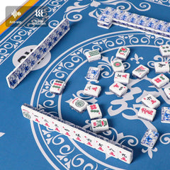 GUSTARIA Mahjong Mat displays crisp, non-fading prints during play.