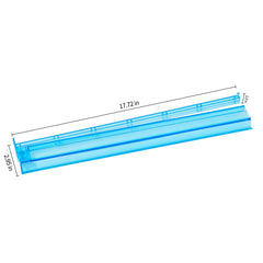 GUSTARIA rack with built-in pusher simplifies wall placement during play.