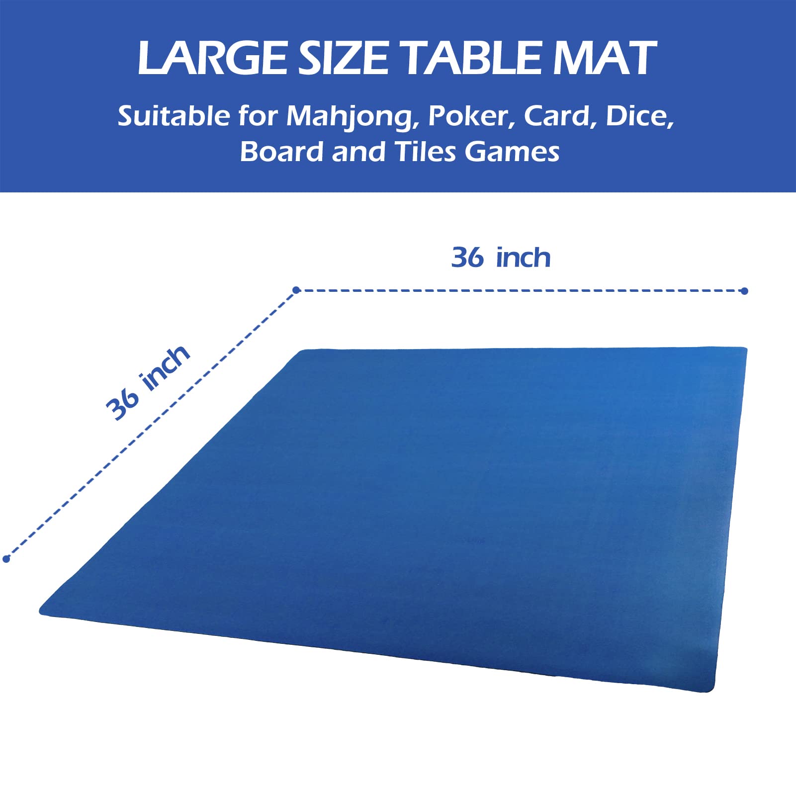 GUSTARIA table cover non-slip backing keeps games steady.