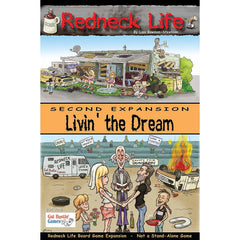 Gut Bustin' Games Livin' the Dream expansion adds new rigs, homes, and cards for varied play.