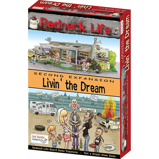 Gut Bustin' Games Livin' the Dream expansion score sheet pad for easy scorekeeping.