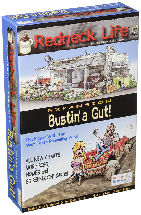 Gut Bustin' Games Redneck Life Expansion contents for expanded play.