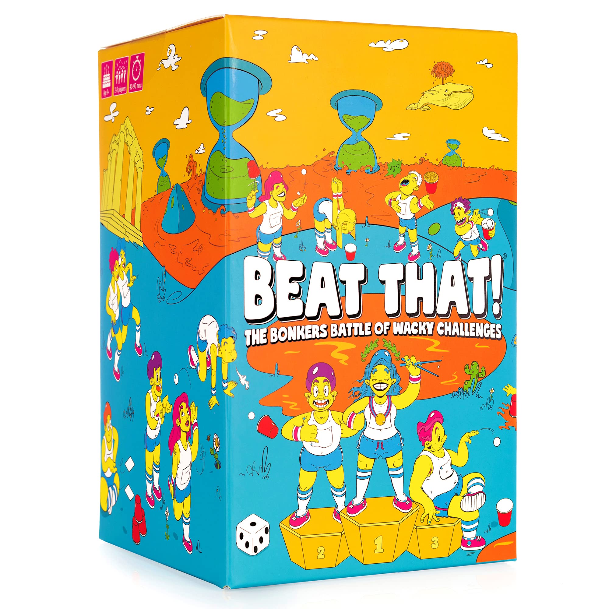 Beat That! sand-timer adds suspense to timed rounds