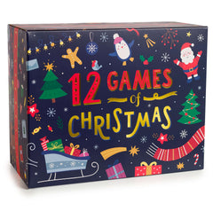 Gutter Games 12 Games of Christmas – Family Game Night Pack for All Ages | Hilarious Holiday Party Games