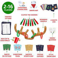 Gutter Games 12 Games of Christmas – Family Game Night Pack for All Ages | Hilarious Holiday Party Games
