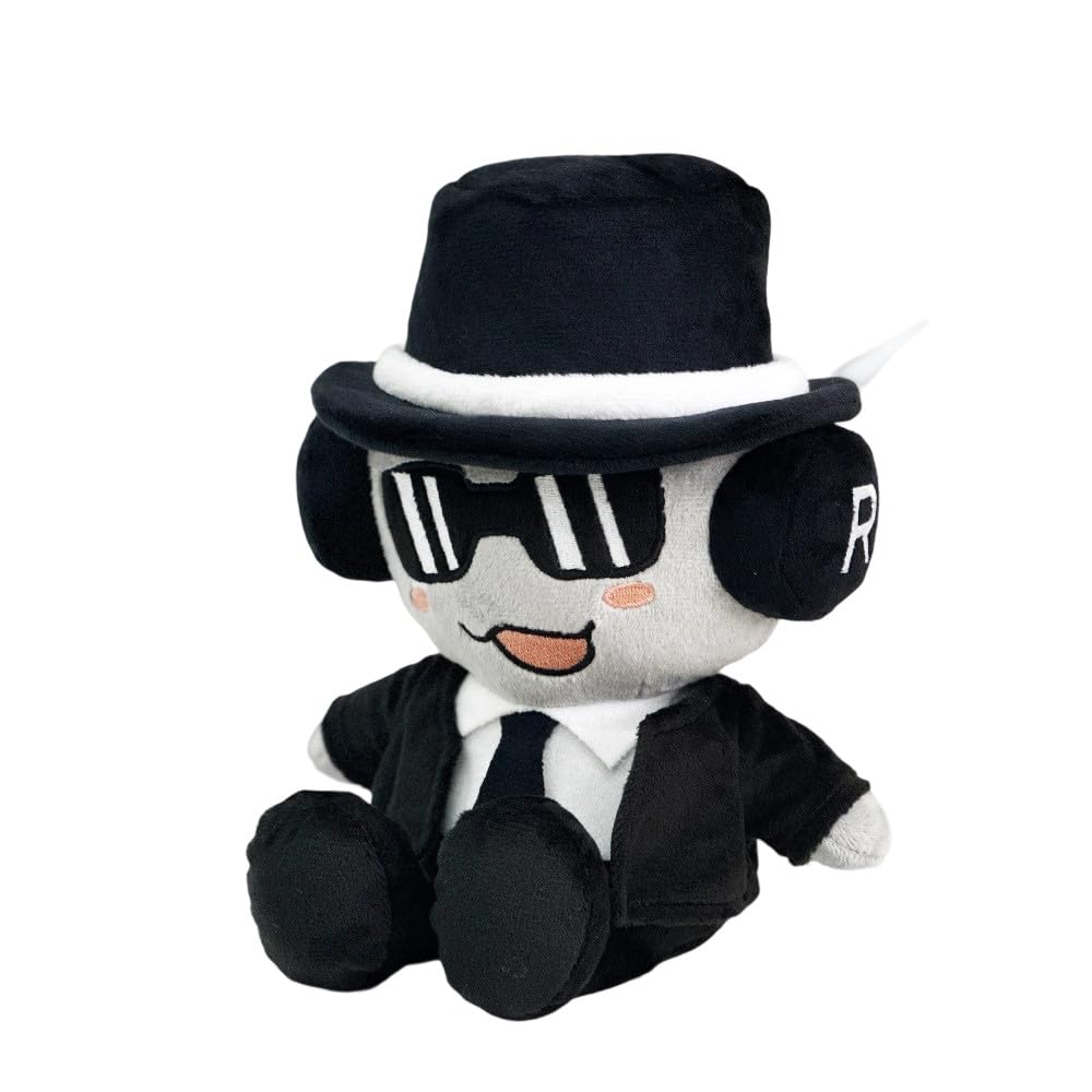 GUUZOGG 8-inch plush toy side view highlights soft fabric and huggable shape