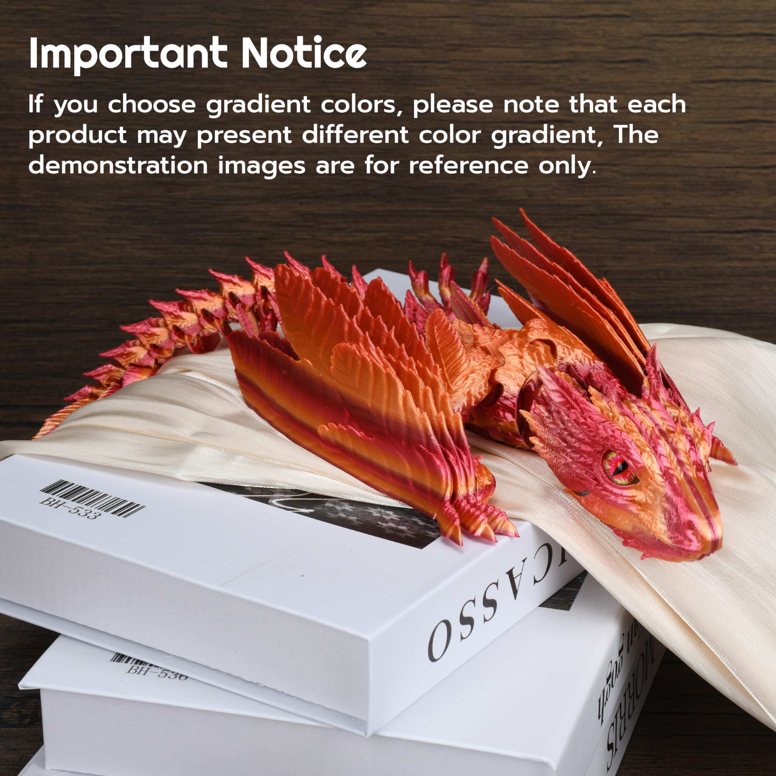 Guwewu Feathered Wyvern Dragon, I.magina 3D-authorized design.