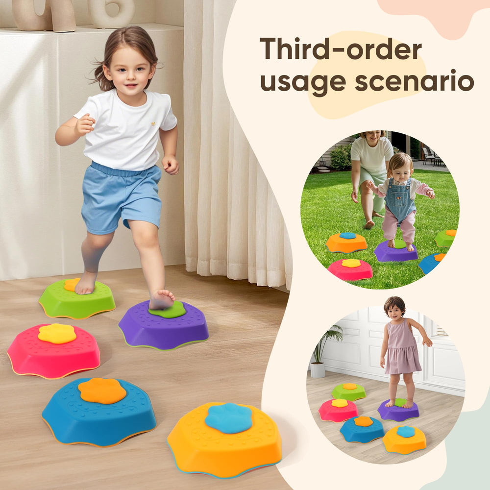 G-WING stepping stones demonstrate durability for outdoor use and weather resistance.