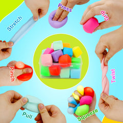 GWAHSA stress cube in hand for tactile stimulation and calm moments