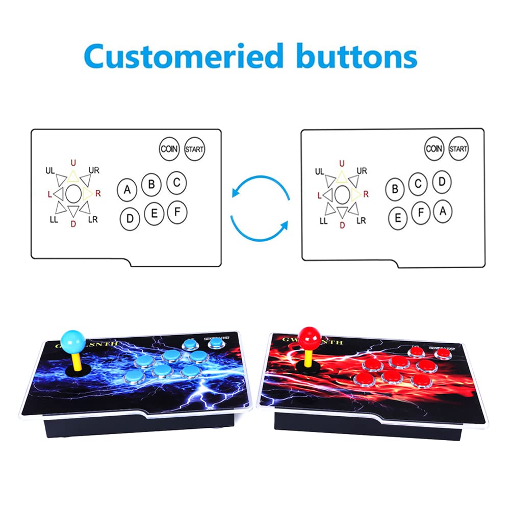 GWALSNTH dual-joysticks setup enables comfortable two-player action