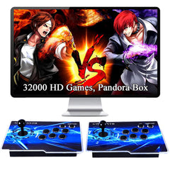 GWALSNTH Pandora 32000-in-1 arcade console showcasing classic games for endless retro fun.