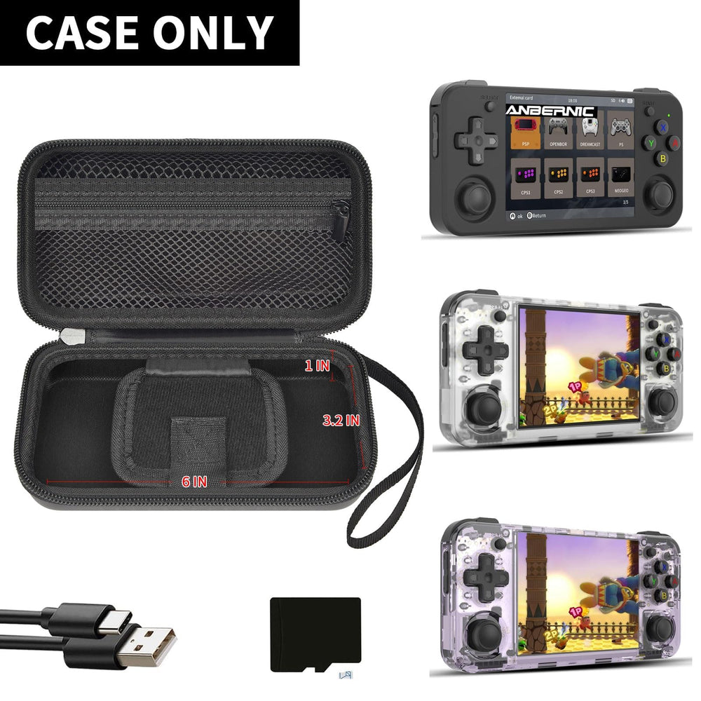 GWCASE RG35XX H case velcro-securement keeps device stable when accessing cards.