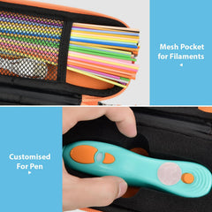GWCASE safety elastic strap inside holds the pen securely in place.