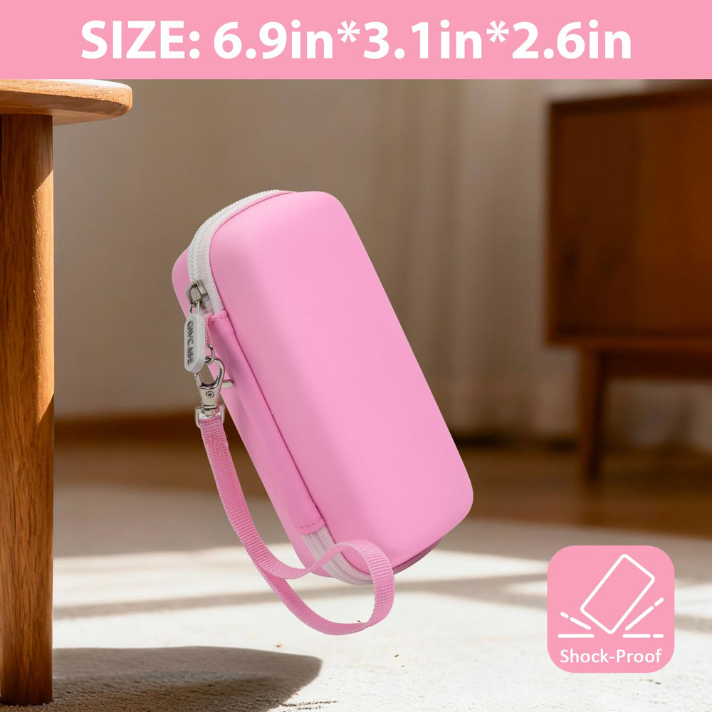 GWCASE pink zipper provides quick, secure access to contents.