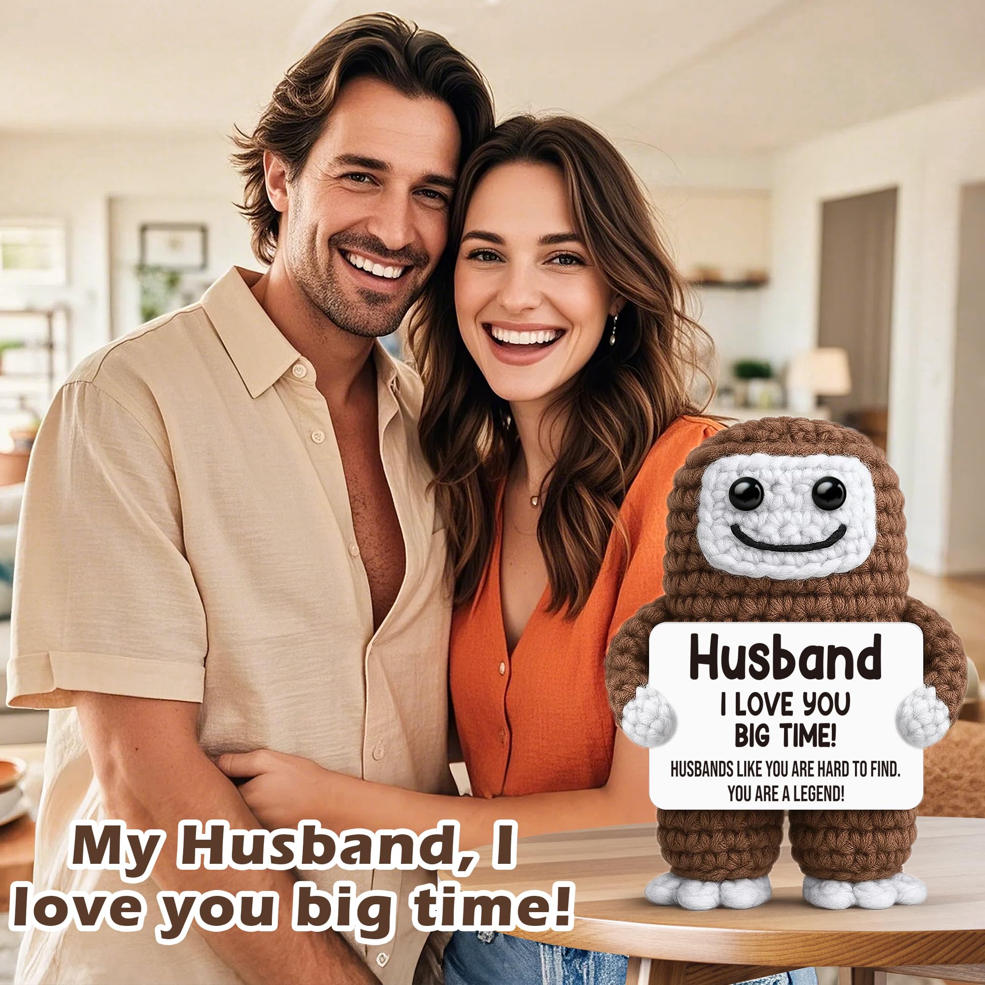GwhyGifts Knit BigFoot keepsakes offer a cozy, handmade vibe.